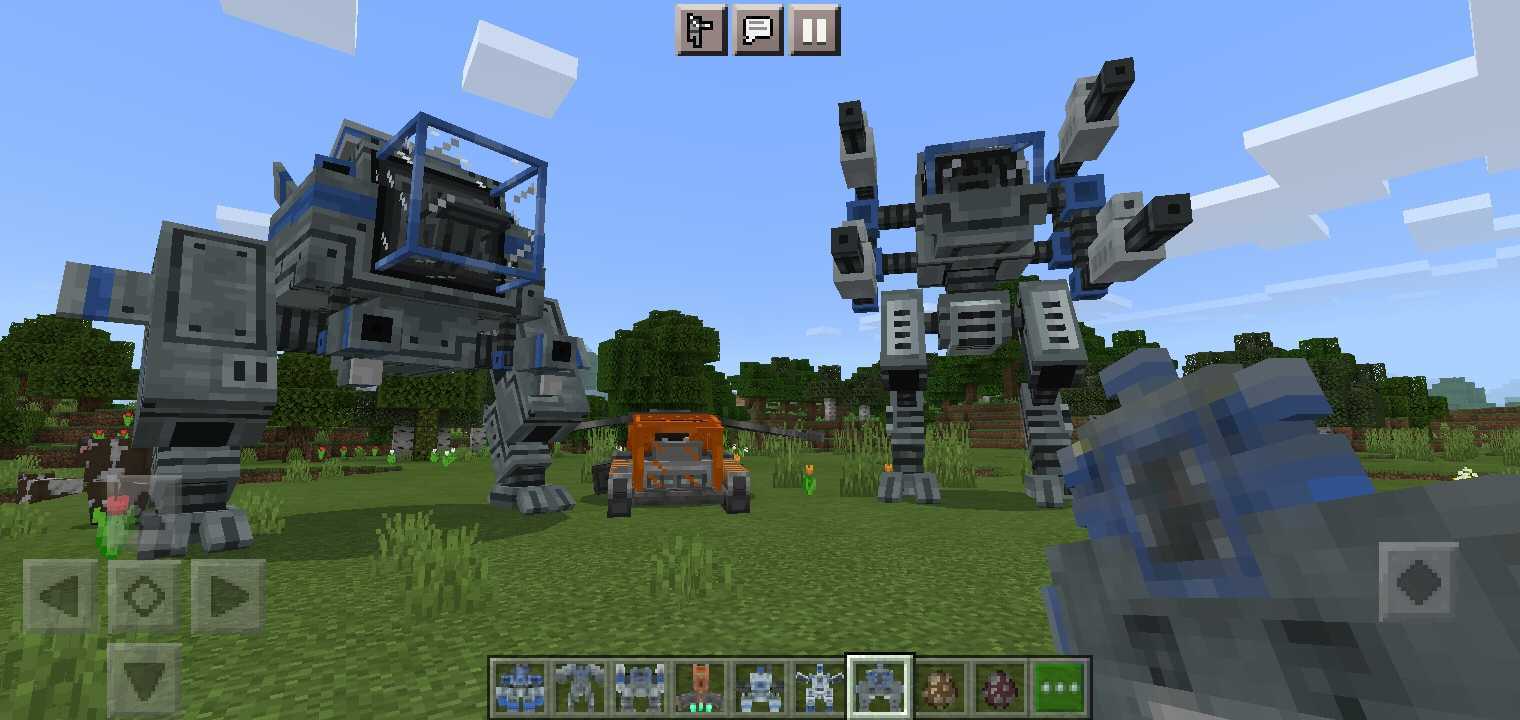 我的世界机器人模组图片